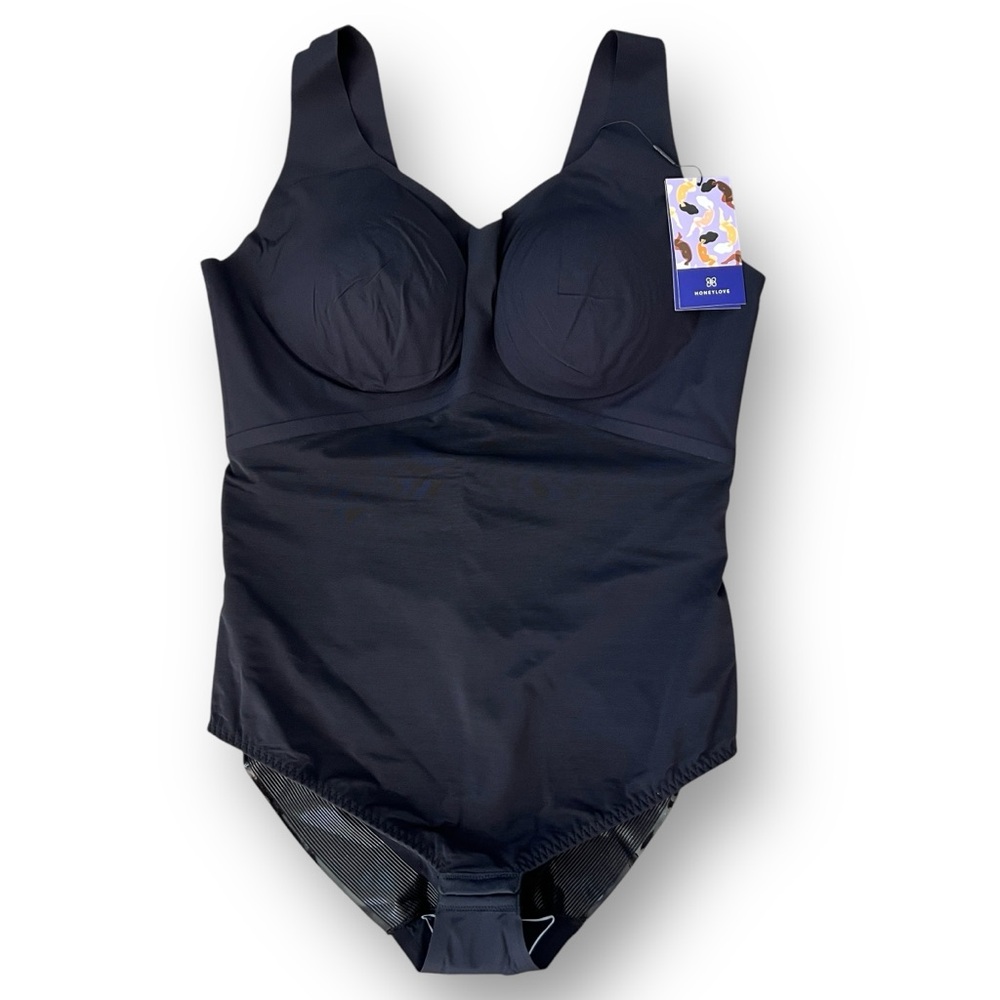 NWT Black (Vamp) Honeylove Tank Bodysuit Shapewear